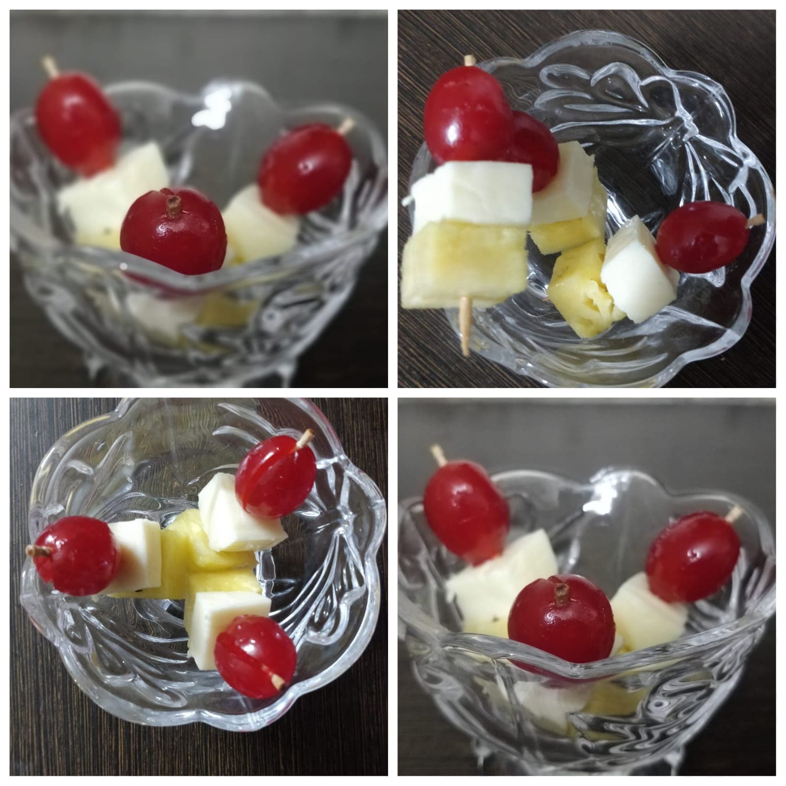 Fruit and cheese sticks